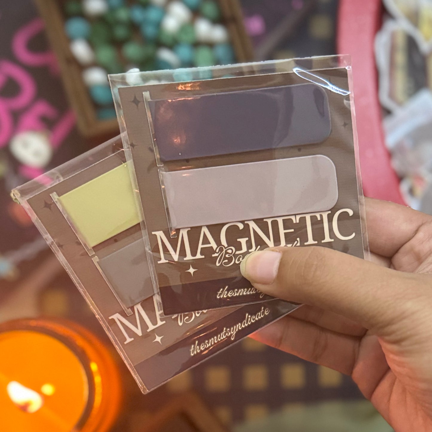 Two Tone Magnetic Bookmark