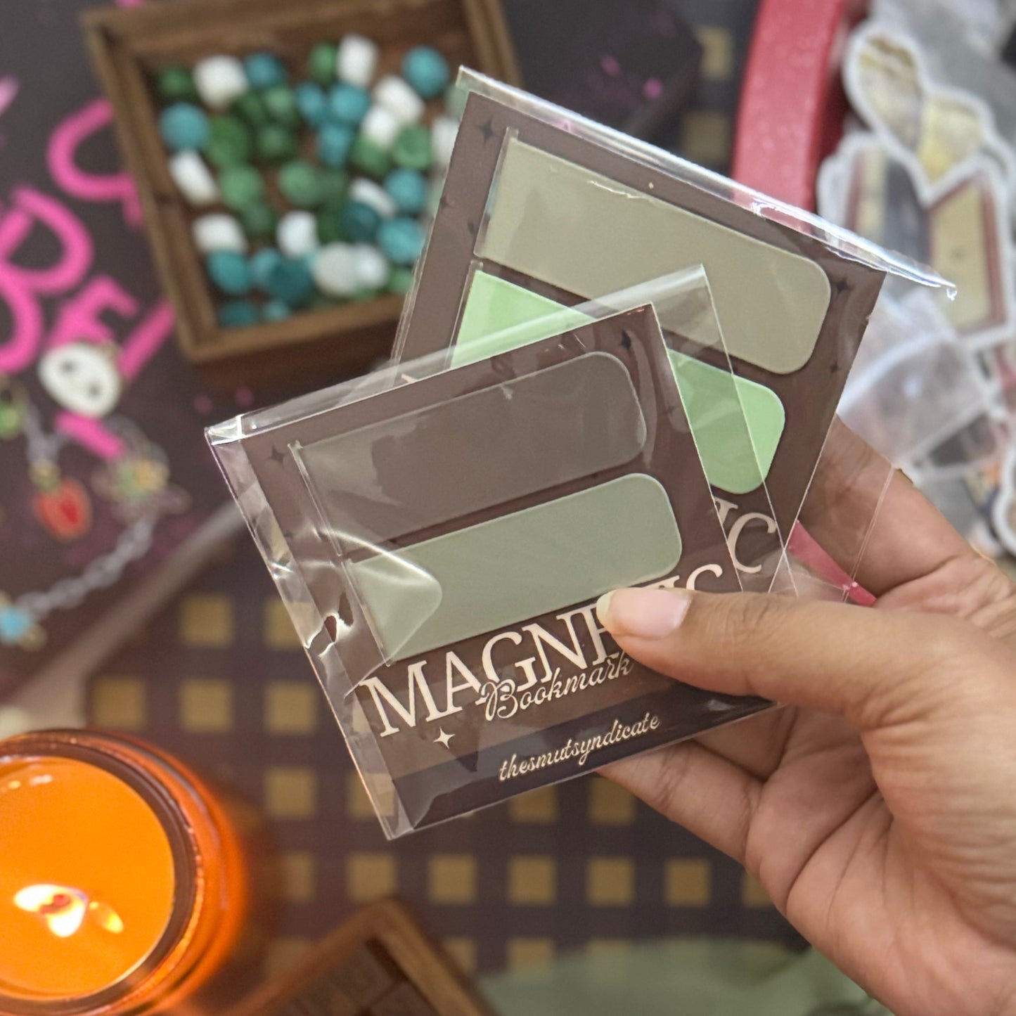 Two Tone Magnetic Bookmark