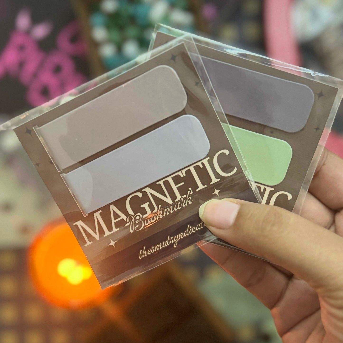 Two Tone Magnetic Bookmark
