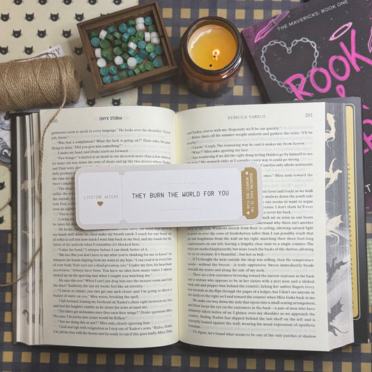 Morally Grey Book Club | Book Club Ticket | Bookmark
