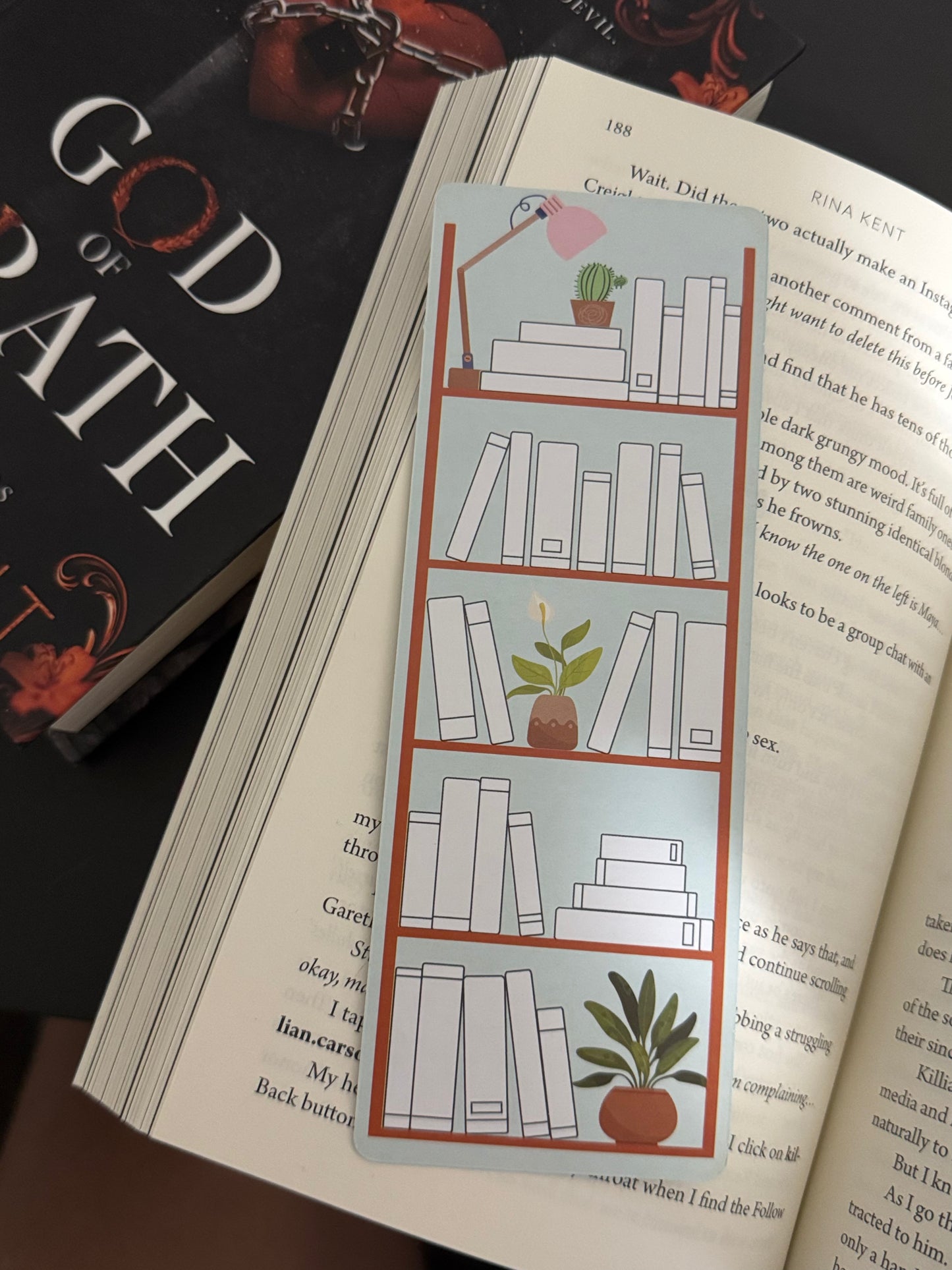 Bookshelf Bookmark Tracker, Reading Tracker Bookmark, Bookmark Gift for Book Lovers