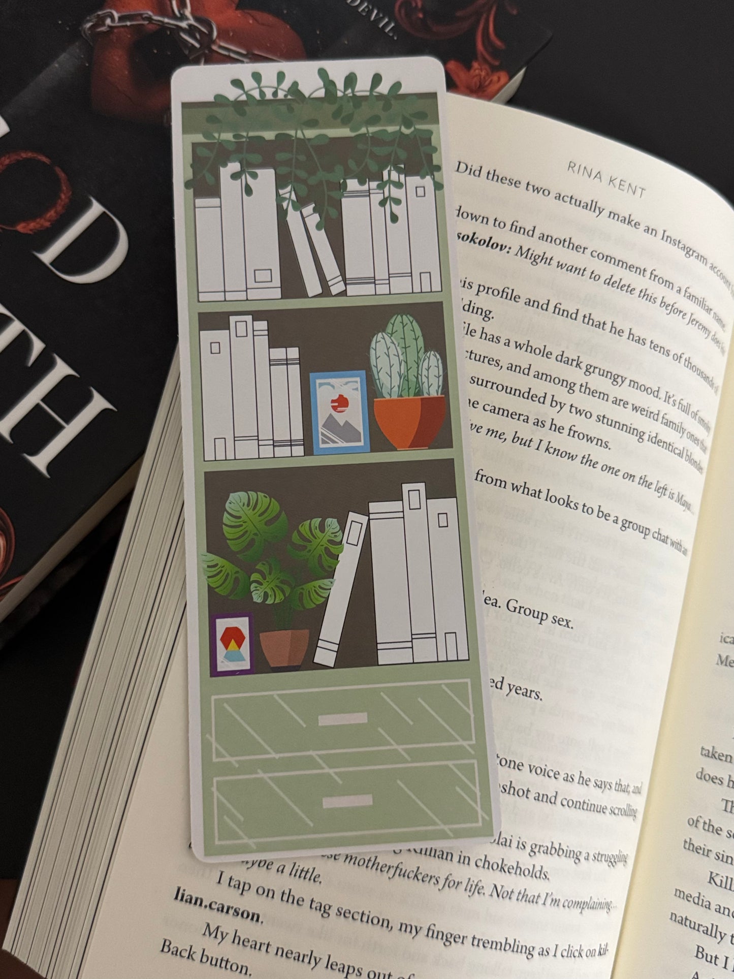 Bookshelf Bookmark Tracker, Reading Tracker Bookmark, Bookmark Gift for Book Lovers