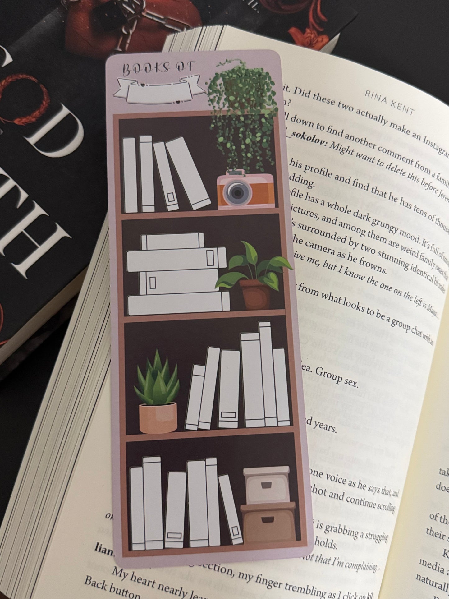 Bookshelf Bookmark Tracker, Reading Tracker Bookmark, Bookmark Gift for Book Lovers