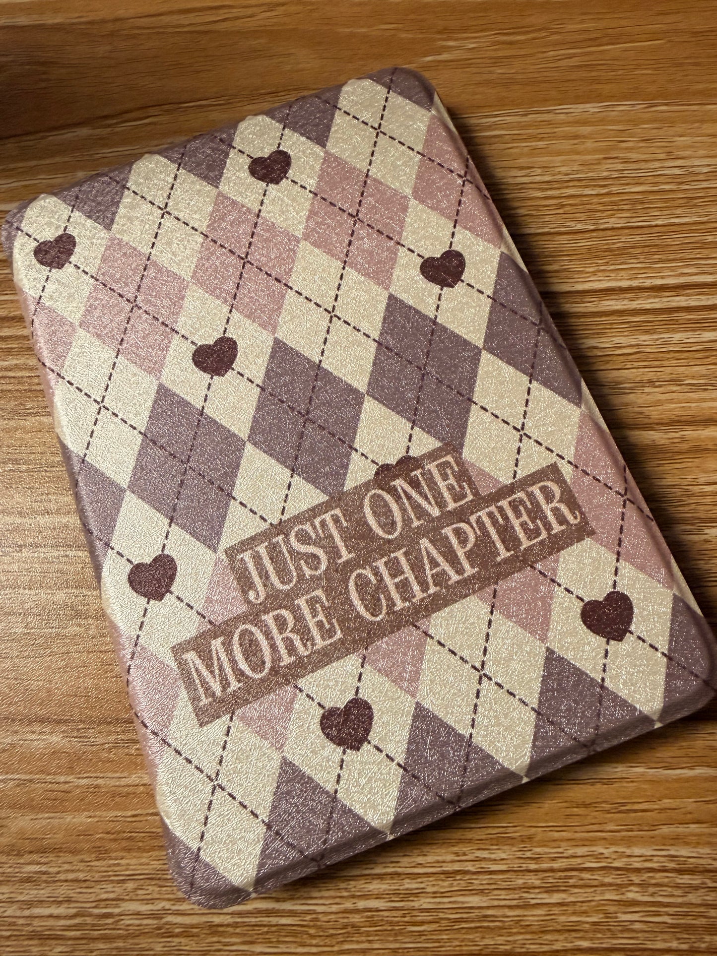 "Just One More Chapter" Detachable Magnetic Handstrap E-Reader Case