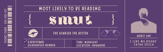 Most Likely To Be Reading Smut XL Bookmark