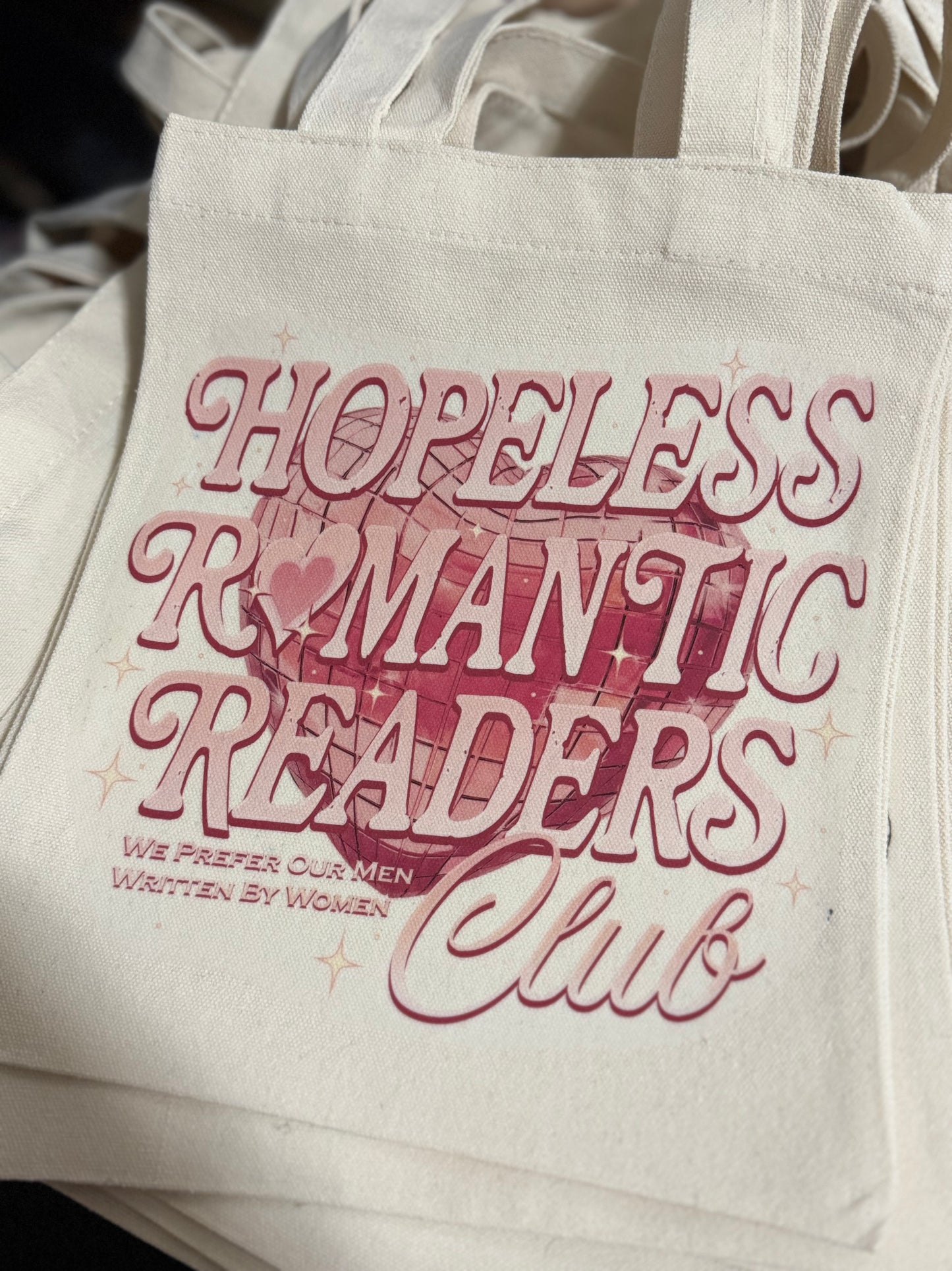 Hopeless Romantics Readers Club Tote Bag | Mini Book Bag