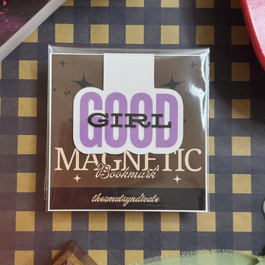 "Good Girl" Magnetic Bookmark | Glitter Finish
