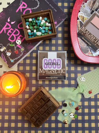 "Good Girl" Magnetic Bookmark | Glitter Finish