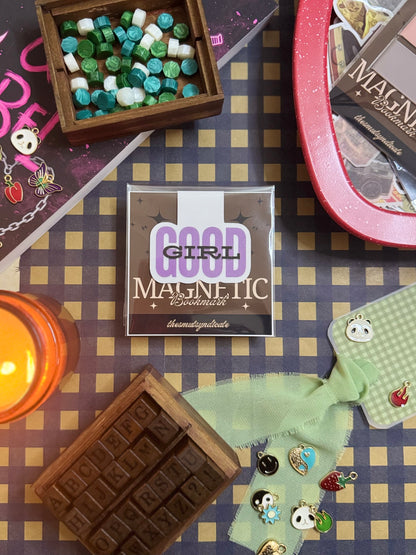 "Good Girl" Magnetic Bookmark | Glitter Finish