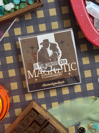 "In My Cowboy Era" Magnetic Bookmark | Glitter Finish