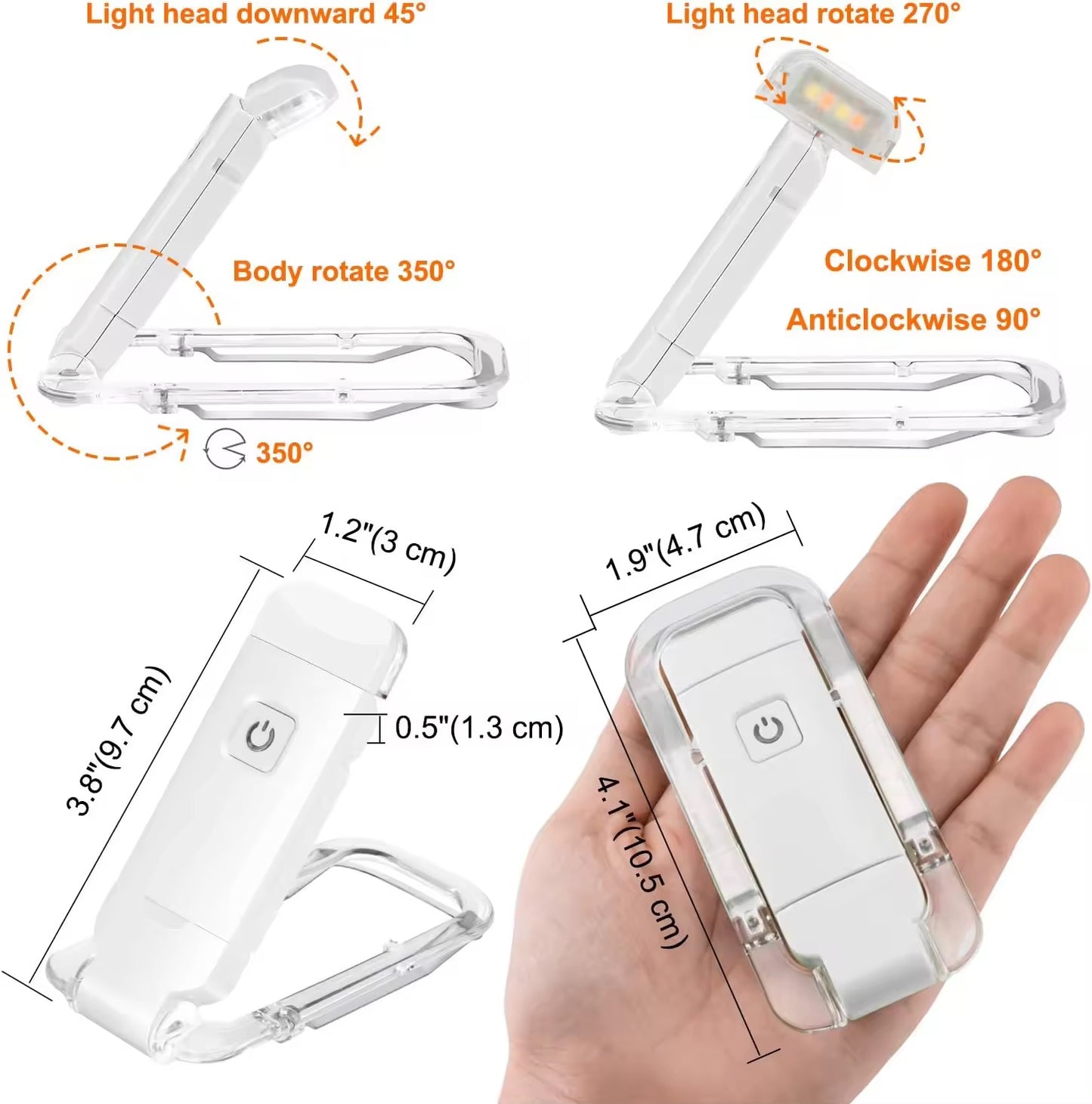 Book Light Clip