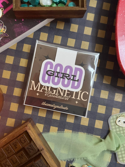 "Good Girl" Magnetic Bookmark | Glitter Finish