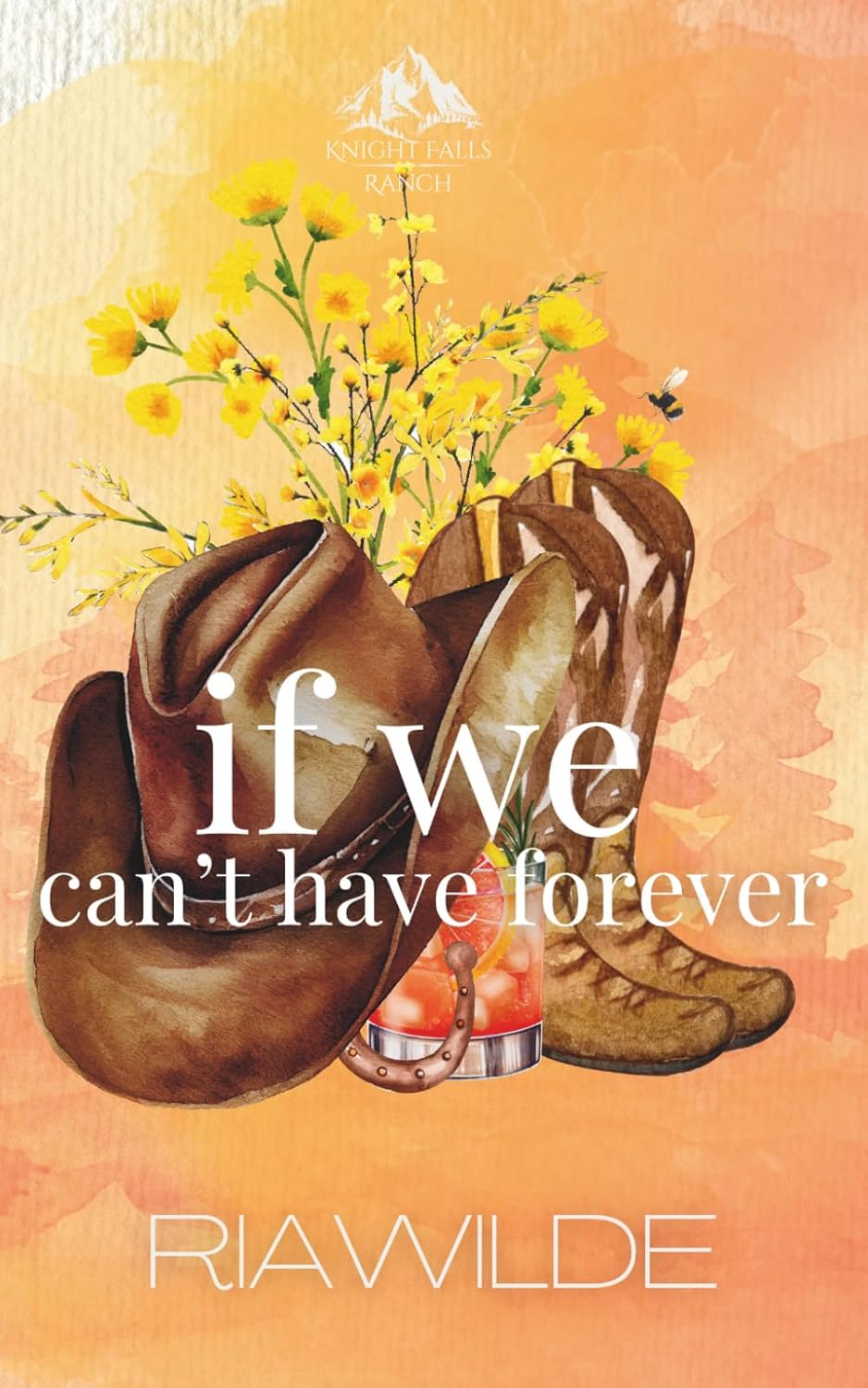 If We Can't Have Forever: A Single Dad Cowboy Romance (Knight Falls Ranch), Ria Wilde