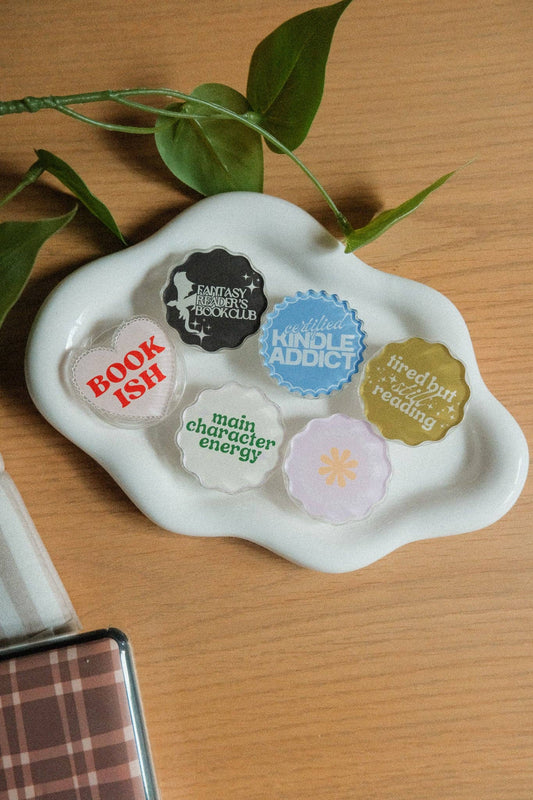 Book Inspired Grips | Magnetic Grips | By The Tiny Bookshelf