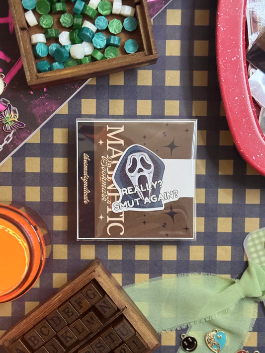 "Really, Smut Again?" Magnetic Bookmark | Glitter Finish