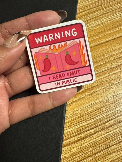 I Read Smut In Public Magnetic Bookmark