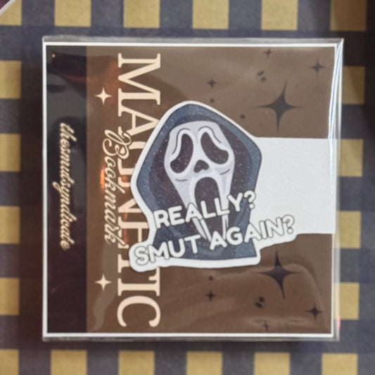 "Really, Smut Again?" Magnetic Bookmark | Glitter Finish