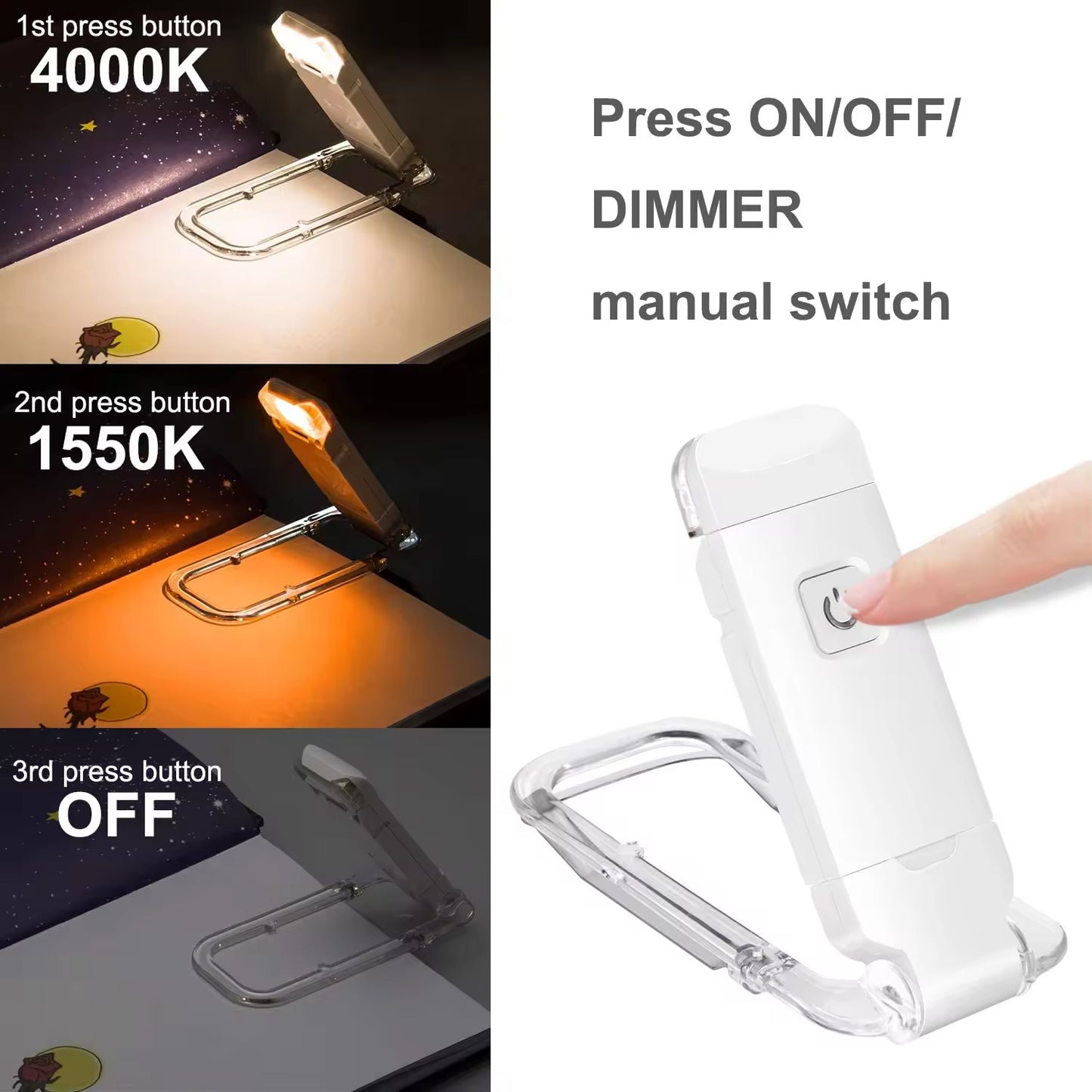 Book Light Clip