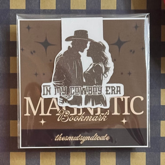 "In My Cowboy Era" Magnetic Bookmark | Glitter Finish