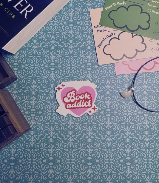 Book Addict Magnetic Bookmark
