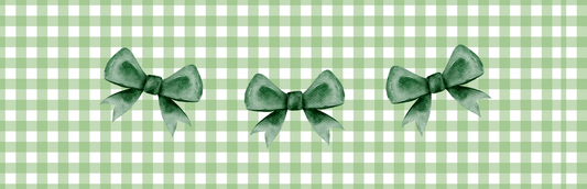 Green Coquette Bow XL Bookmark