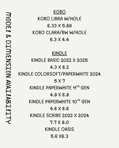GROOVY GRID COLLECTION | E-reader Inserts