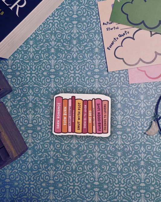 Bookshelf of Tropes Magnetic Bookmark