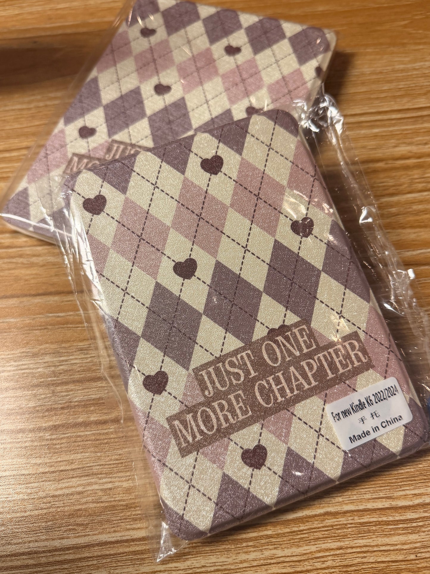 "Just One More Chapter" Detachable Magnetic Handstrap E-Reader Case
