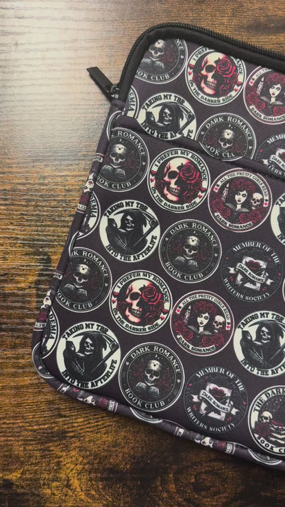 [PRE-ORDER] Dark Romance Book & E-Reader Sleeve | Padded Protective Sleeve