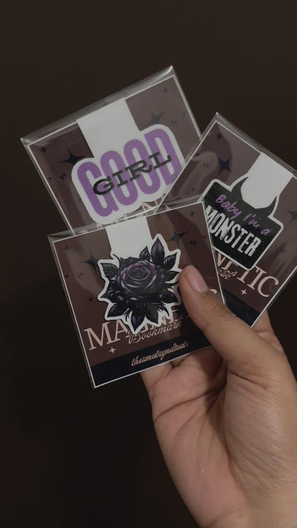 "Good Girl" Magnetic Bookmark | Glitter Finish
