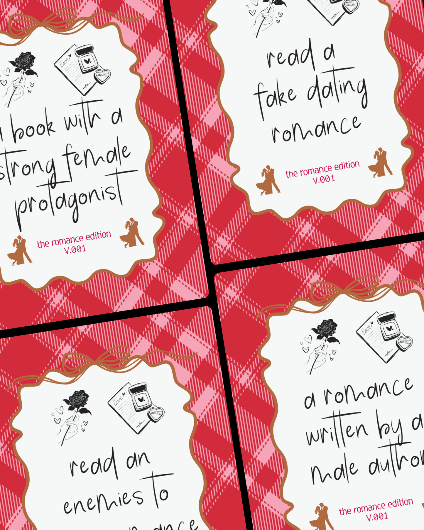 TBR Card Prompt Deck – Romance Edition Version 1 | Preorder – 45% Off